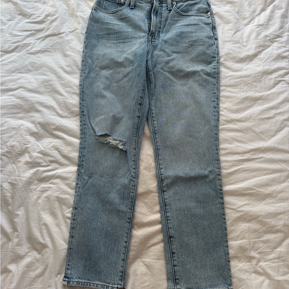 Madewell Light Blue Straight Leg Jeans